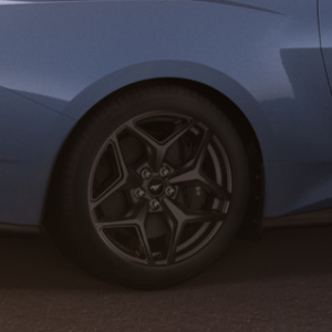 Aluminijasta platišča 19" zadaj, 5-kraki dizajn "Y", strojno temno temno